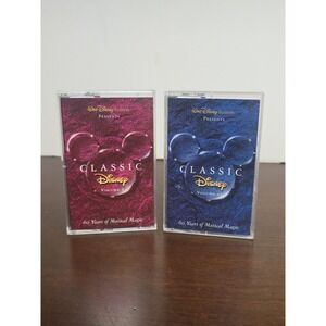 Classic Disney 60 Years of Musical Magic Cassette Tapes Volume 1 and 2